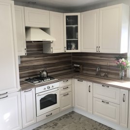 Кухонный гарнитур Ницца Белый 09