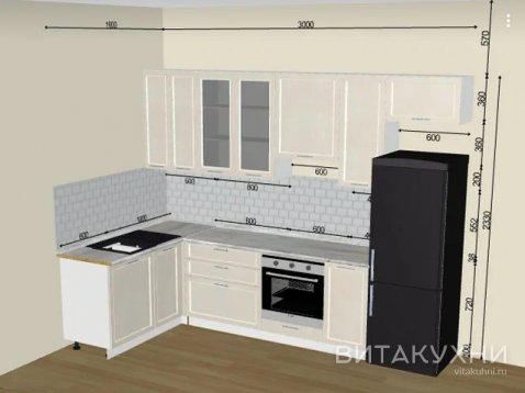 Кухня Сканди Cappuccino Softwood 01