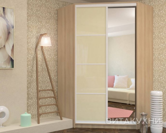 Угловой шкаф-купе Елена 2