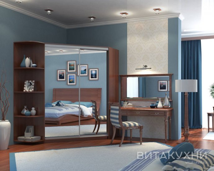 Угловой шкаф-купе Анна 03