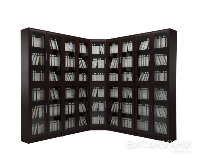 Книжный угловой шкаф Млайн 17