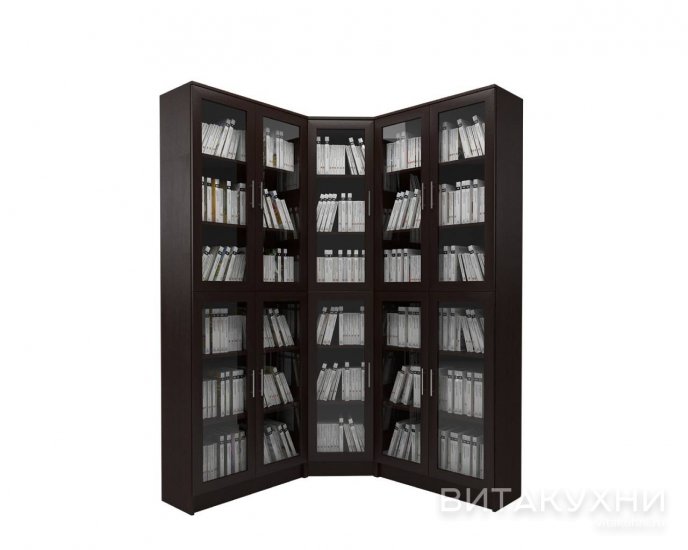 Книжный угловой шкаф Млайн 15