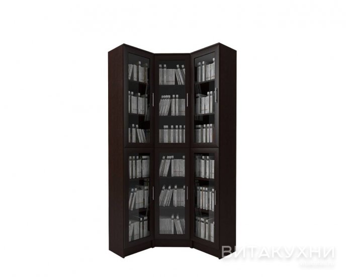 Книжный угловой шкаф Млайн 14