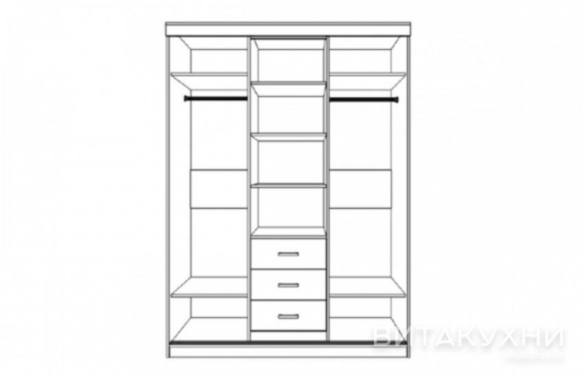 Шкаф-купе Лидер 2