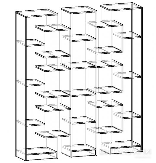 Шкаф распашной Вираж-26