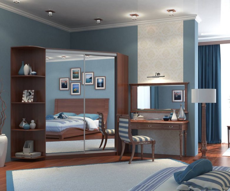 Угловой шкаф-купе Анна 03