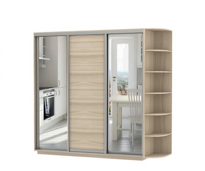 Шкаф-купе Медиум Трио 2